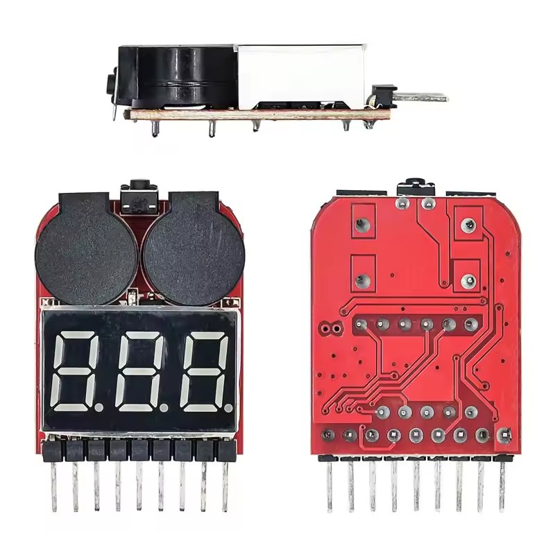 Oike 1-8S 2IN1 Lipo Battery Vo - đánh giá và giá Drone Battery Voltage Checker