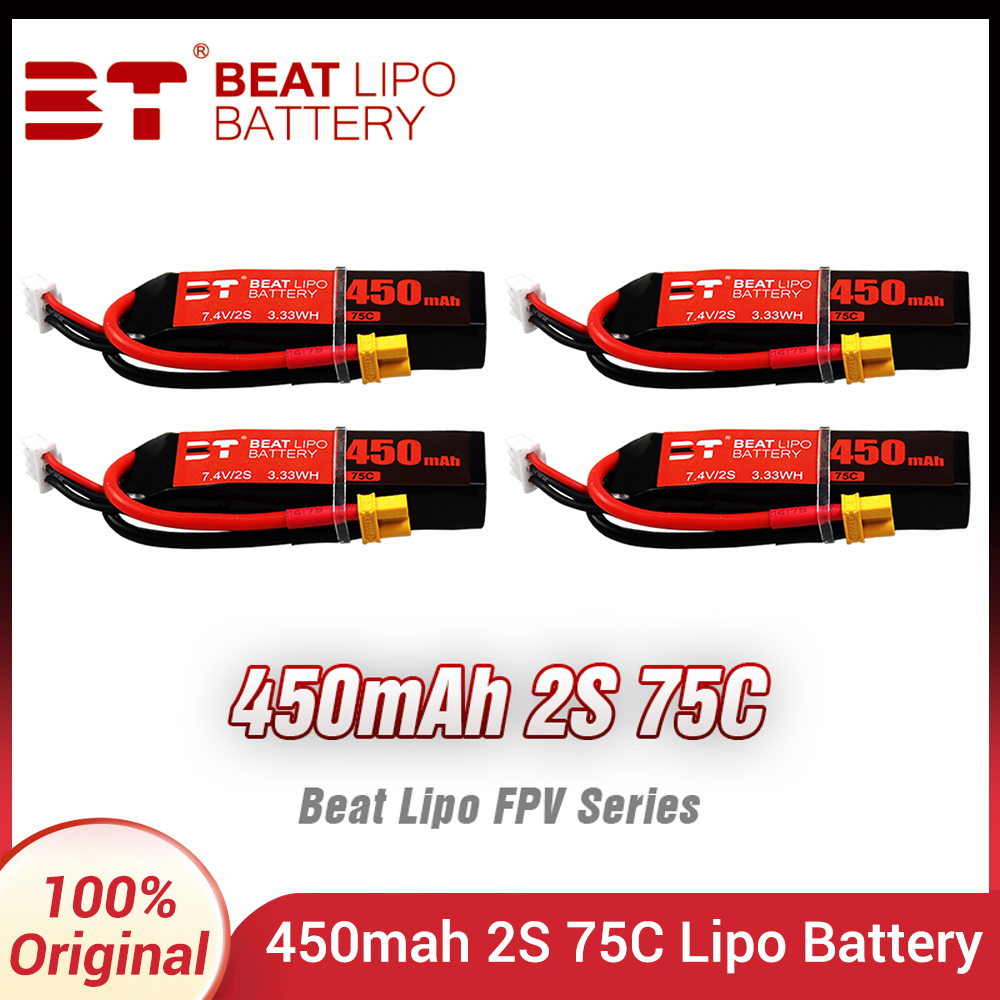 BEAT 2S 7.4V 450mAh 75C LiPo B - đánh giá và giá Drone Battery Li-Ion