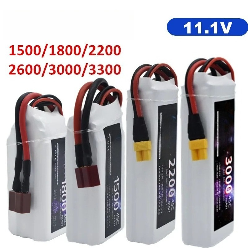 LiPo Battery 3S 1500mah 1800mA - đánh giá và giá Drone Battery Connector