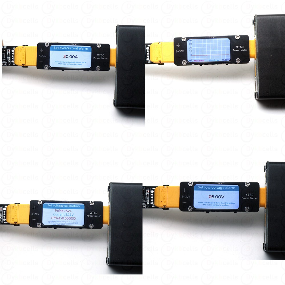 2mA-64A DC XT60 Ammeter Power  - đánh giá và giá Drone Battery Voltage Checker
