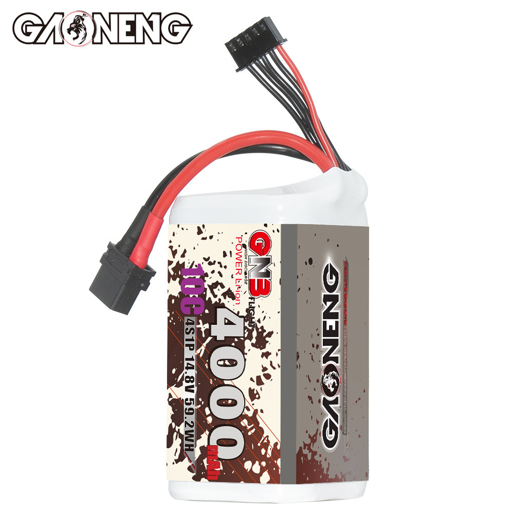 GNB 4000mAh 4S 14.8V 10C 20C W - đánh giá và giá Drone Battery Connector