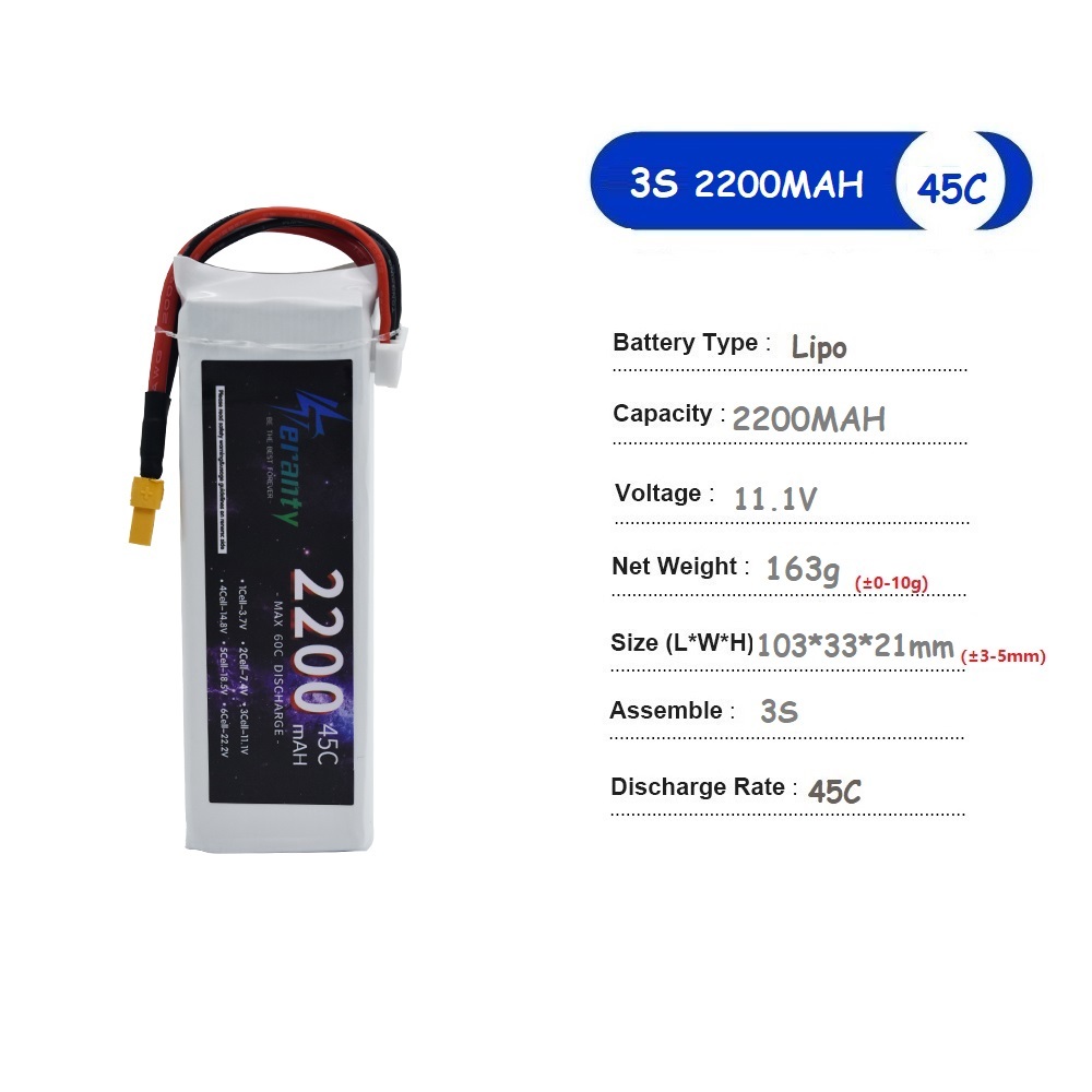 3S 11.1V Lipo Battery Deans XT - đánh giá và giá Drone Battery 4S
