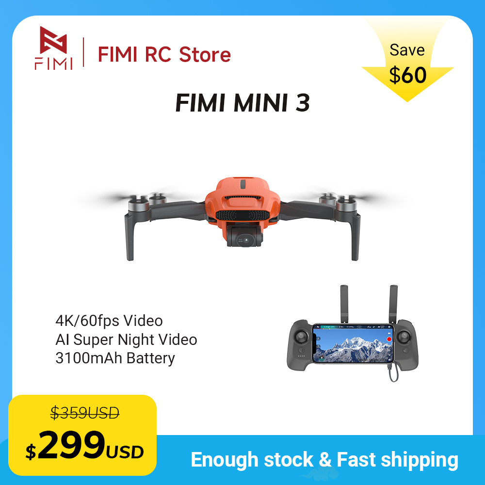 FIMI MINI 3 Camere Drone 4K 60 - đánh giá và giá Drone Battery Li-Ion