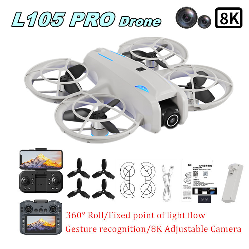 L105 PRO Drone Duel 8k Lens Fu - đánh giá và giá Drone Battery Box