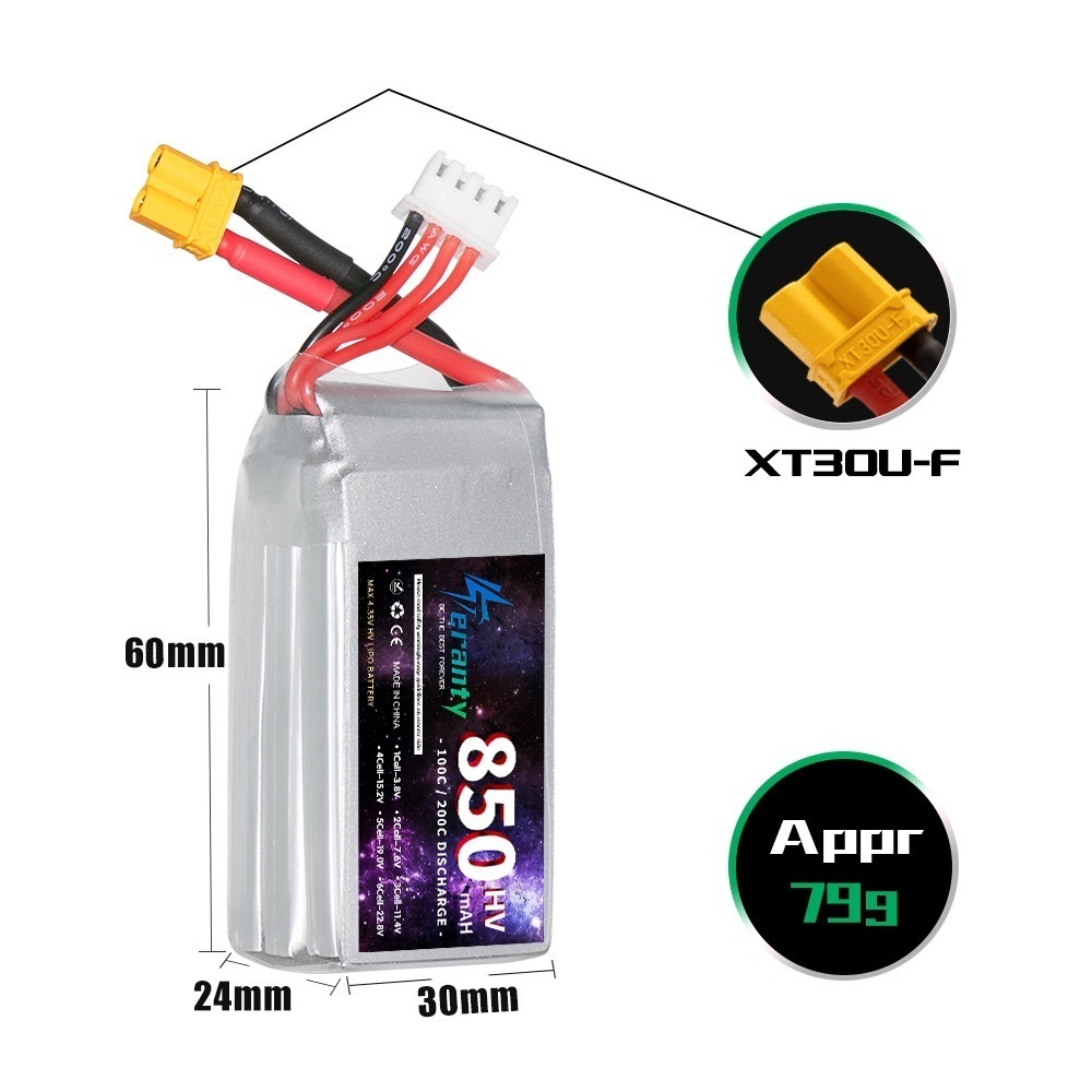 1/2/3PCS TERANTY 3S 11.4V Lipo - đánh giá và giá Drone Battery 3S